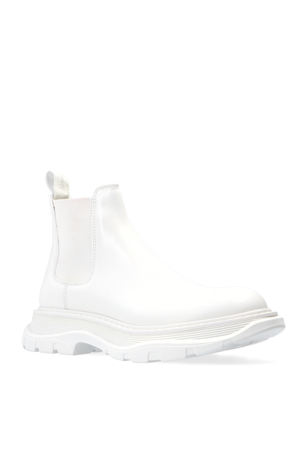 Alexander McQueen Chelsea boots on flagship sole